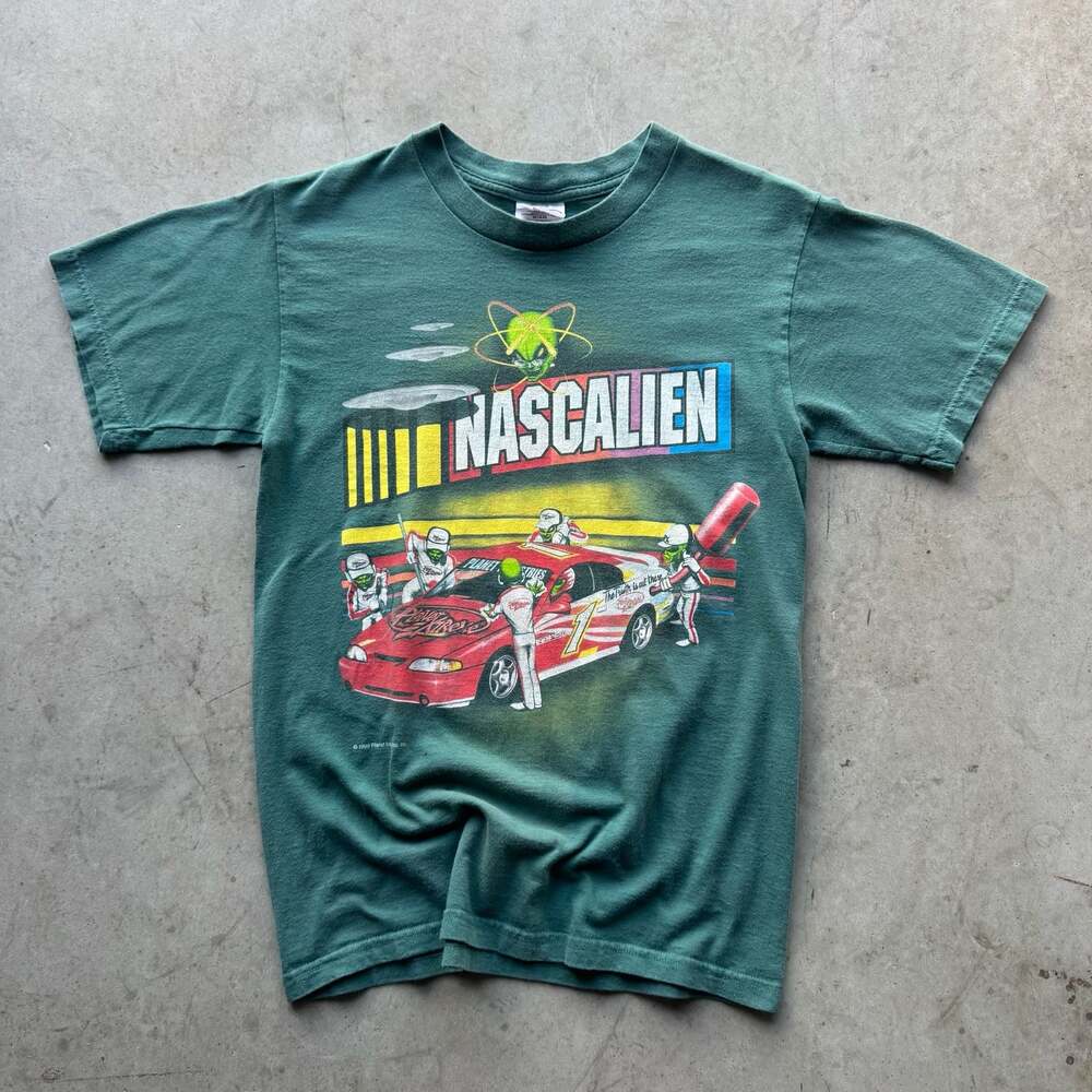 Vintage 1999 Planet Xtreme Nascalien Racing Graphic T-Shirt